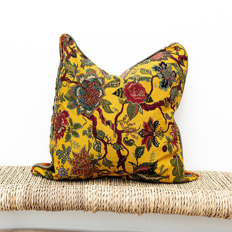 wear-the-walls-medium-reversible-linen-cushion-in-eden-assemble-floral-and-animal-parade-prints 