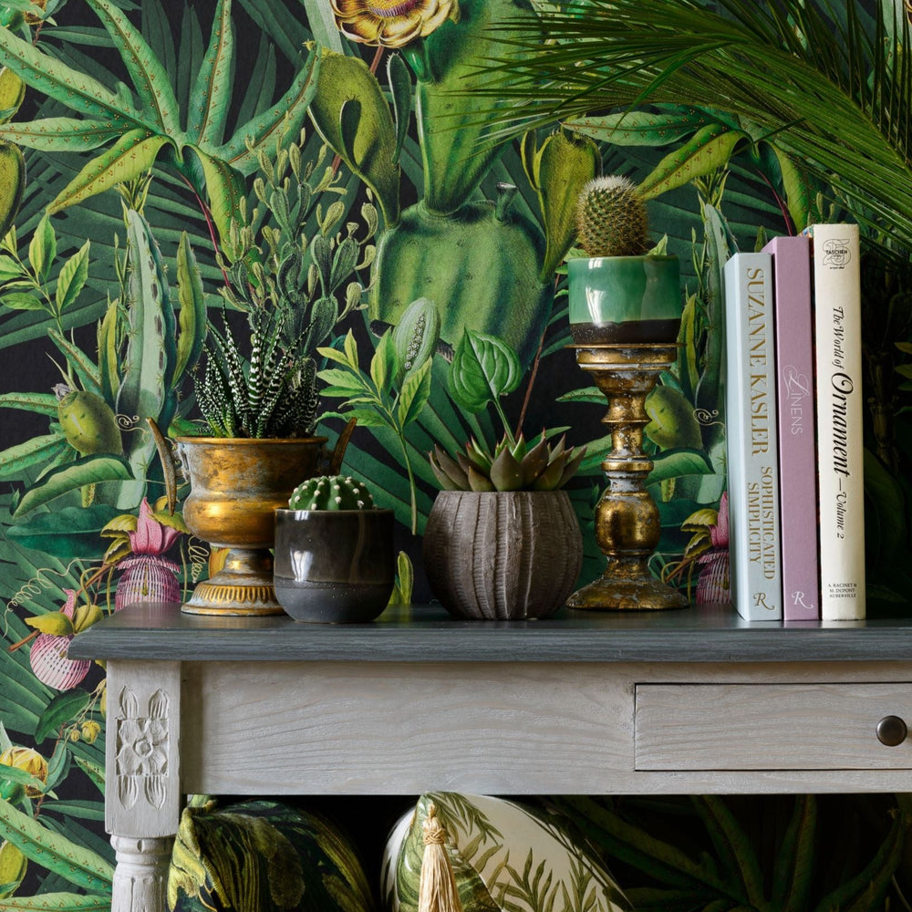 mind-the-gap-luscious-flora-wallpaper-tropical-wanderlust-collection-cactus-flowers-vibrant-greenery-layered-maximalist-tropical-rainforest-caribbean-holiday-statement-interior