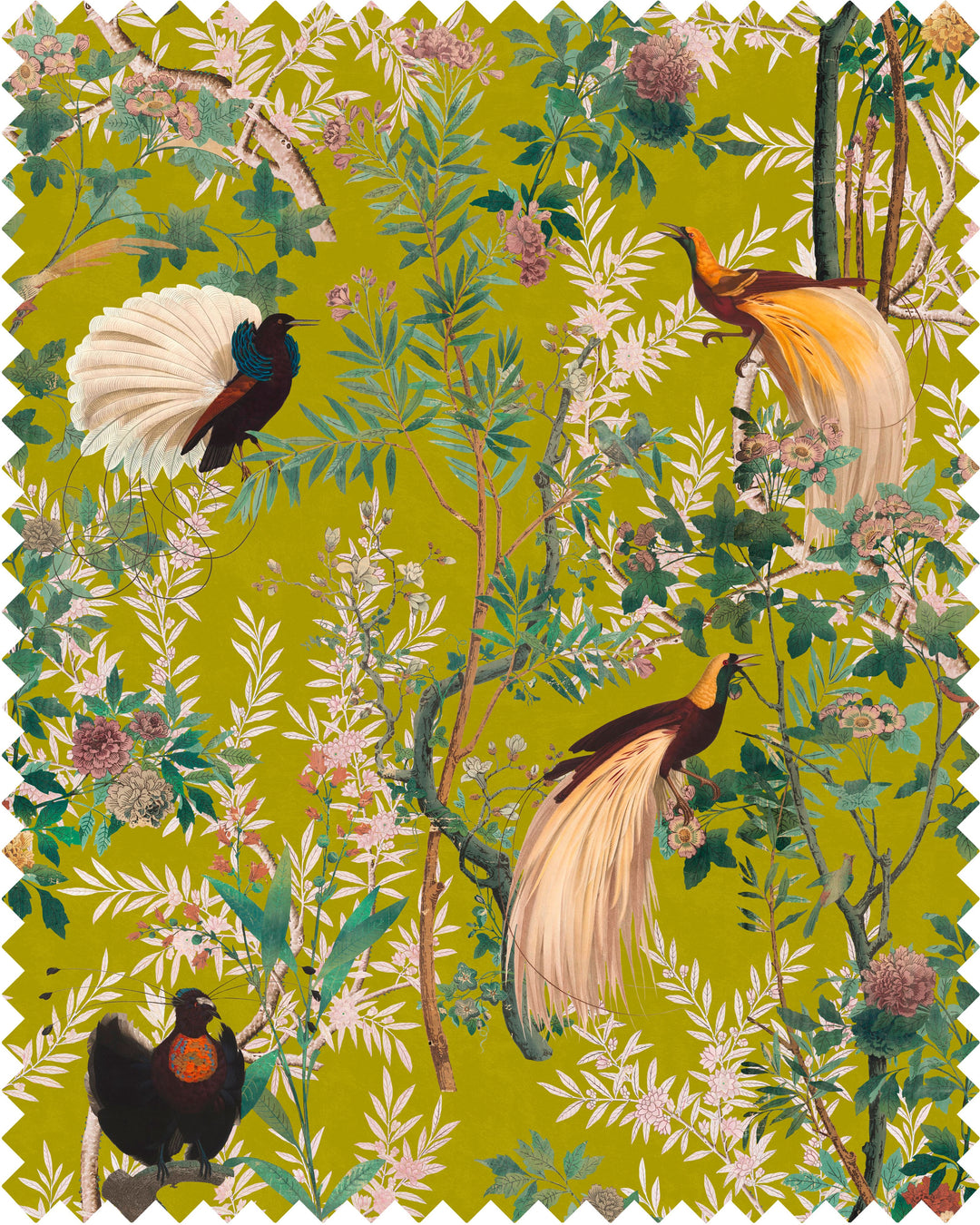 royal-garden-pheasant-cotton-velvet-fabric-upholstery-curtains-soft-furnishings-yellow-green