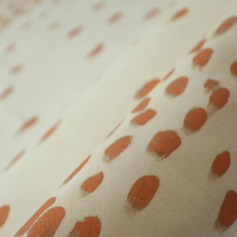  LIN-01-TD-PI-poodle-and-blionde-tottenham-Dalmatian-linen-pinky-pink-spote-on-white-linen-brushstroke-spots-animal-print-textiles