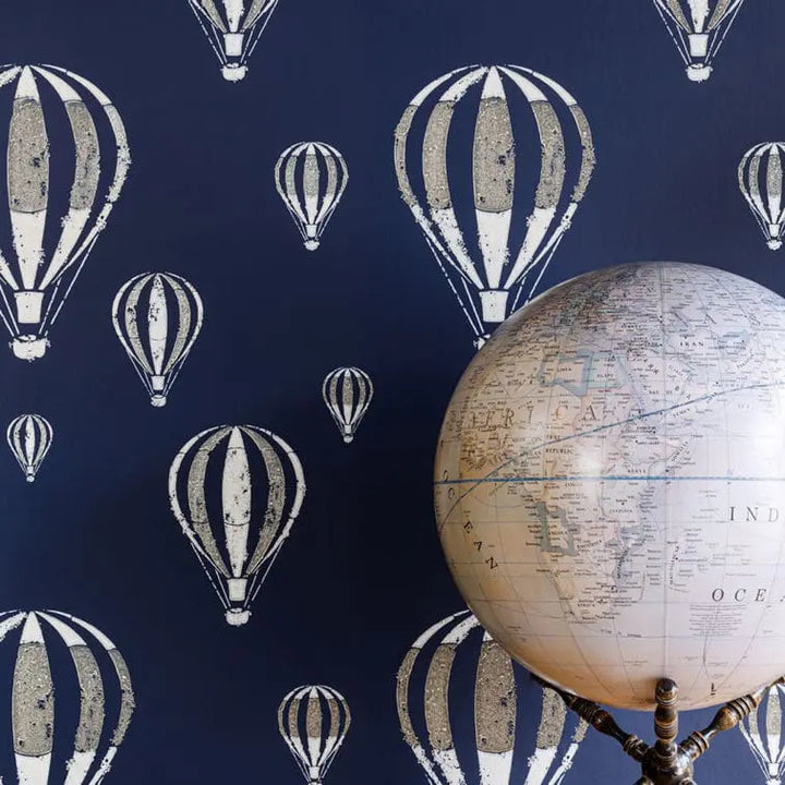 hot-air-balloon-midnight-blue-navy-wallpaper