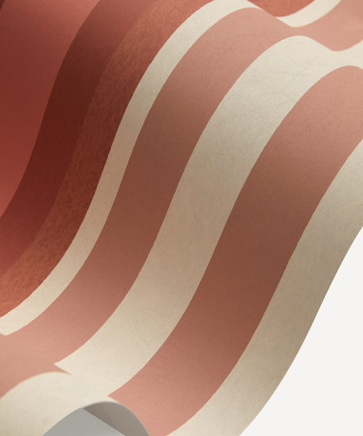  Liberty-botanical-atlas-obi-stripe-wallpaper-coral-lacquer-white-red