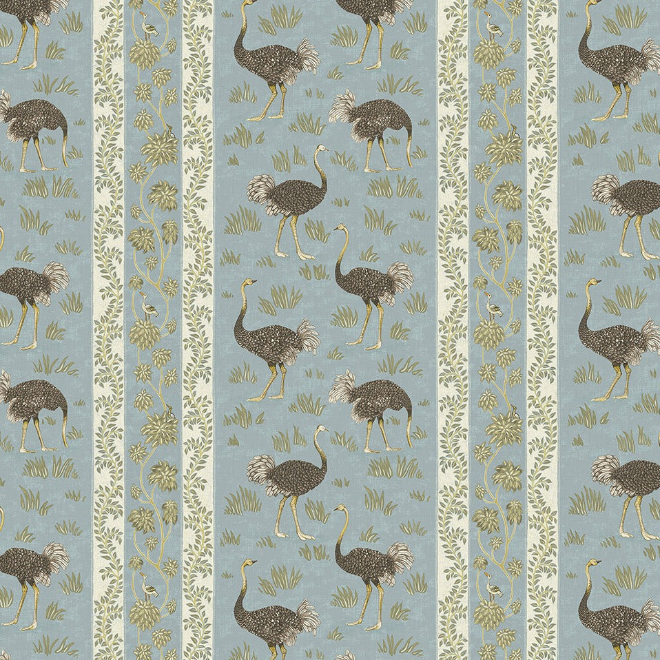 josephine-munsey-wallpaper-ostrich-stripe-JMW-103201-birds-hiding-in-tall-grasses-blue-stripe-background