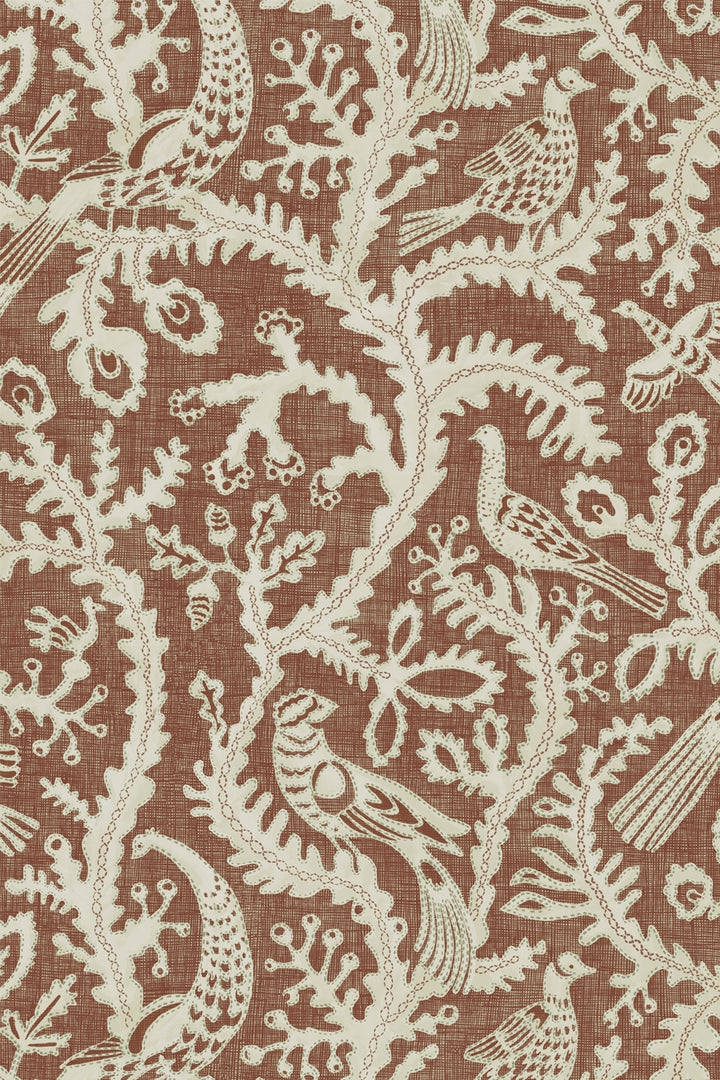 Josephine-munsey-wallpaper-stitched-birds-red-lace-effect-textile-background-linen-birds-folk-pattern-wallpaperJosephine-munsey-wallpaper-stitched-birds-red-lace-effect-textile-background-linen-birds-folk-pattern-wallpaper