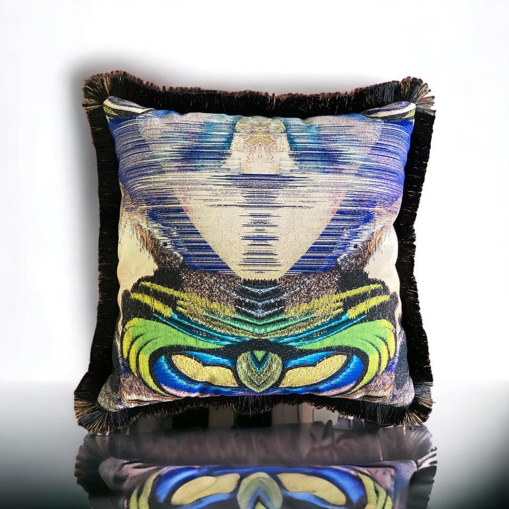 Alison-Morrish-British-artisan-made-to-order-eco-velvet-cushion-peacock-plume-mirrored-pattern-peacock-feather-art-deco-style-pillow-throw-scatter-cushion-hand-made