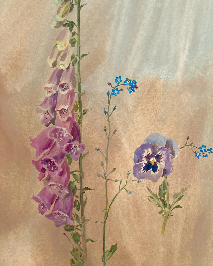 Wildflower Meadow Wallpaper by Flora Roberts