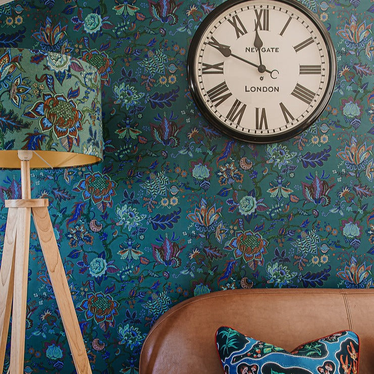 wear-the-walls-wallpaper-eden-lagoon-blue-jewwl-tones-tree-of-life-modern-floral-Indian-stylized-trailing-garden-paisley-style-foliage-pattern-hand-illustrated-print