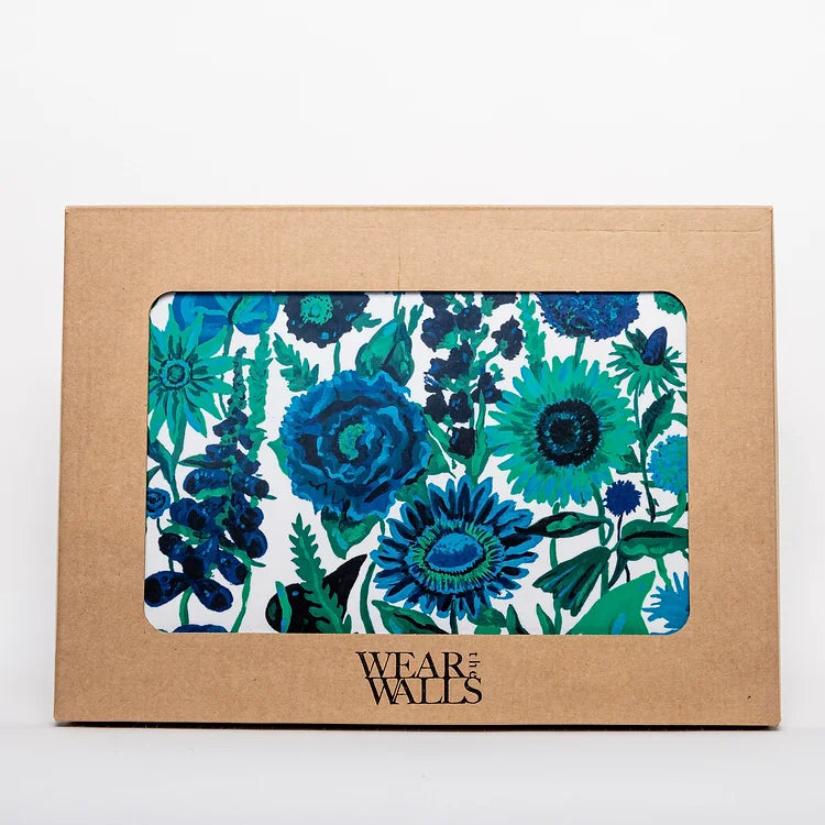 wear-the-walls-tableware-placemats-giftware-wallpaper-printed-cork-placemats-Blue-floral-Ophelia-Utopia-printed-pattern