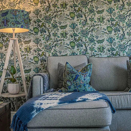 wear-the-walls-reversible-cushion-Eden-Lagoon-Blue-Ophelia-Mint-Green