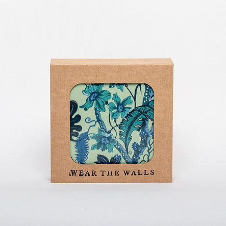 wear-the-walls-interiors-giftware-coasters-Ophelia-Utopia-blue-floral-decorative-print-patterns-tableware