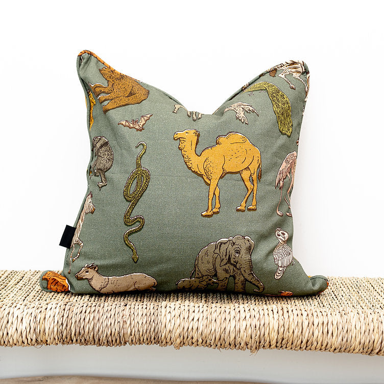 wear-the-walls-medium-reversible-linen-cushion-in-eden-assemble-floral-and-animal-parade-prints