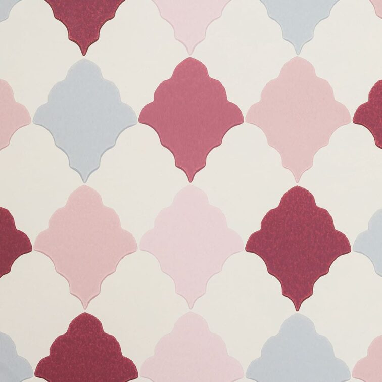 quilted-harlequin-wallpaper-red-rose-pink-childrens-circus-design