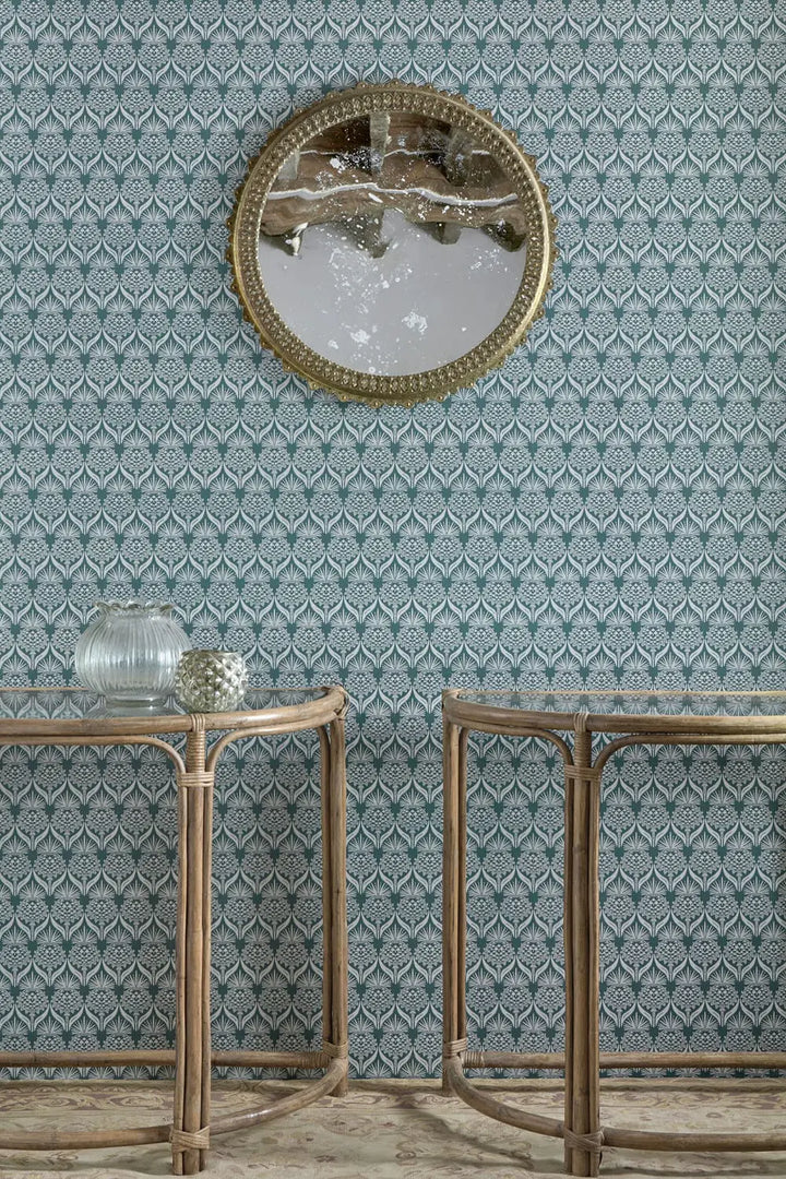 artichoke-thistle-wallpaper-teal-repeated-block-printed-wallpaper-made-in-england-barneby-gates-the-design-yard