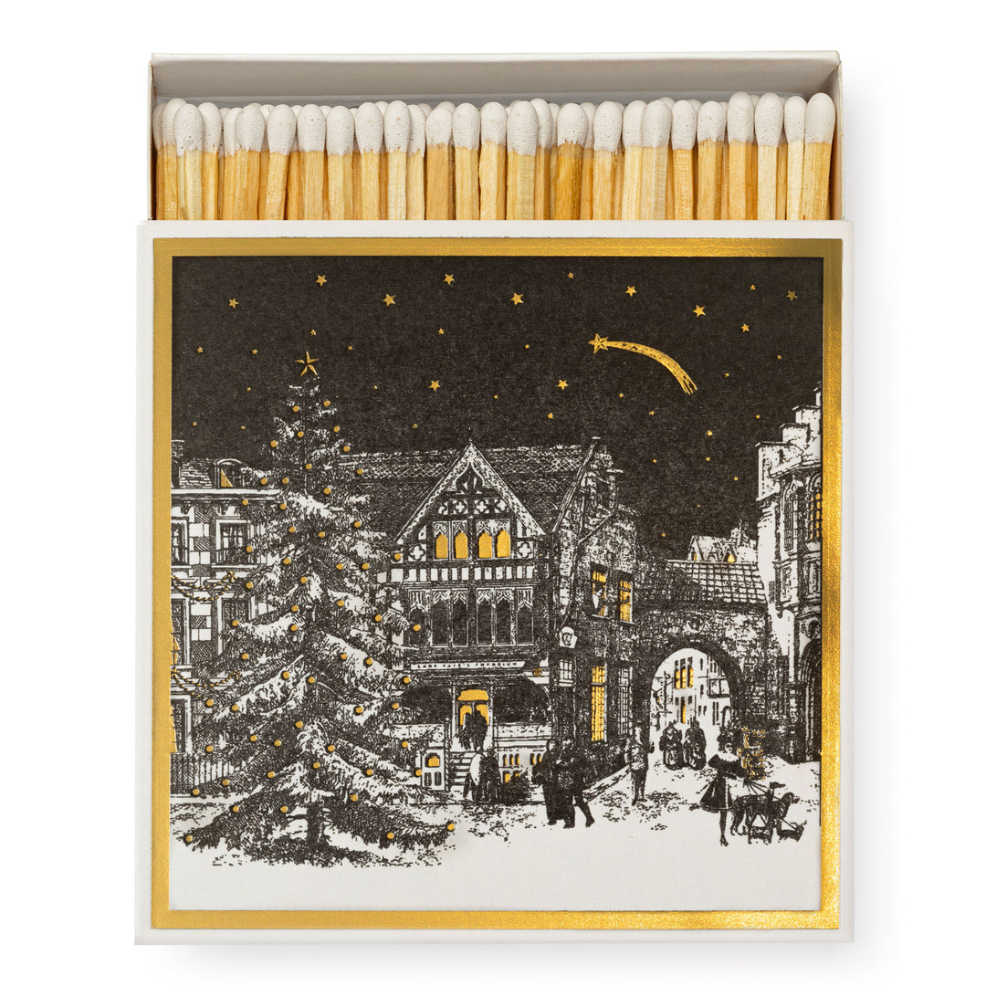 starry-night-traditional-town-christmas-match-box-luxury-gift-ideas