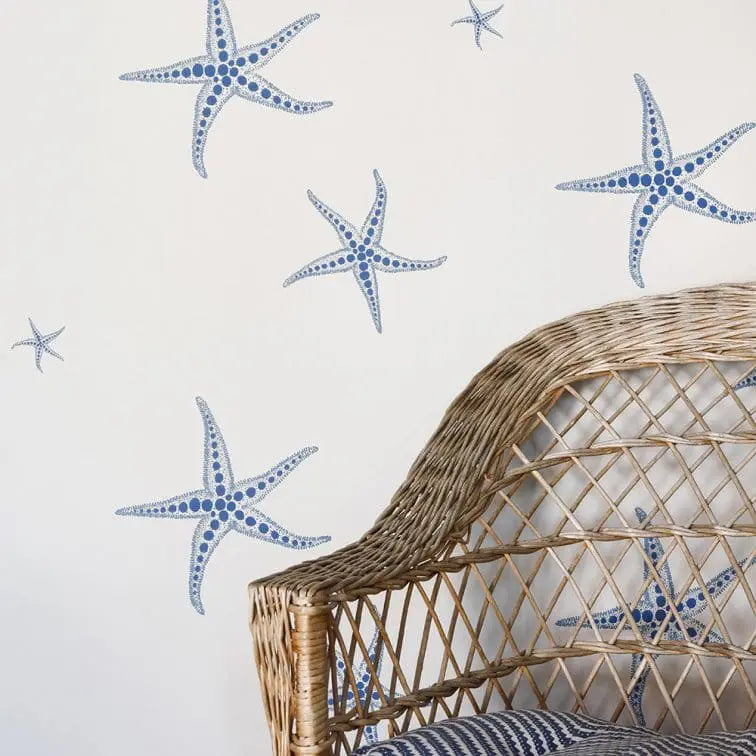 starfish-wallpaper-blue-parchment-designer-wallcovering-barneby-gates-the-design-yard