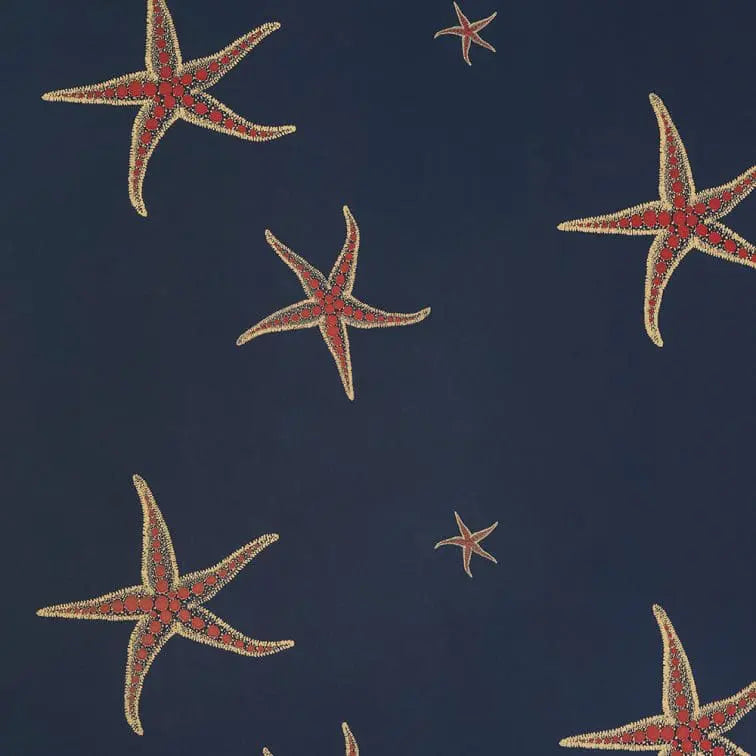 starfish-wallpaper-sienna-navy-designer-wallpaper-made-in-uk