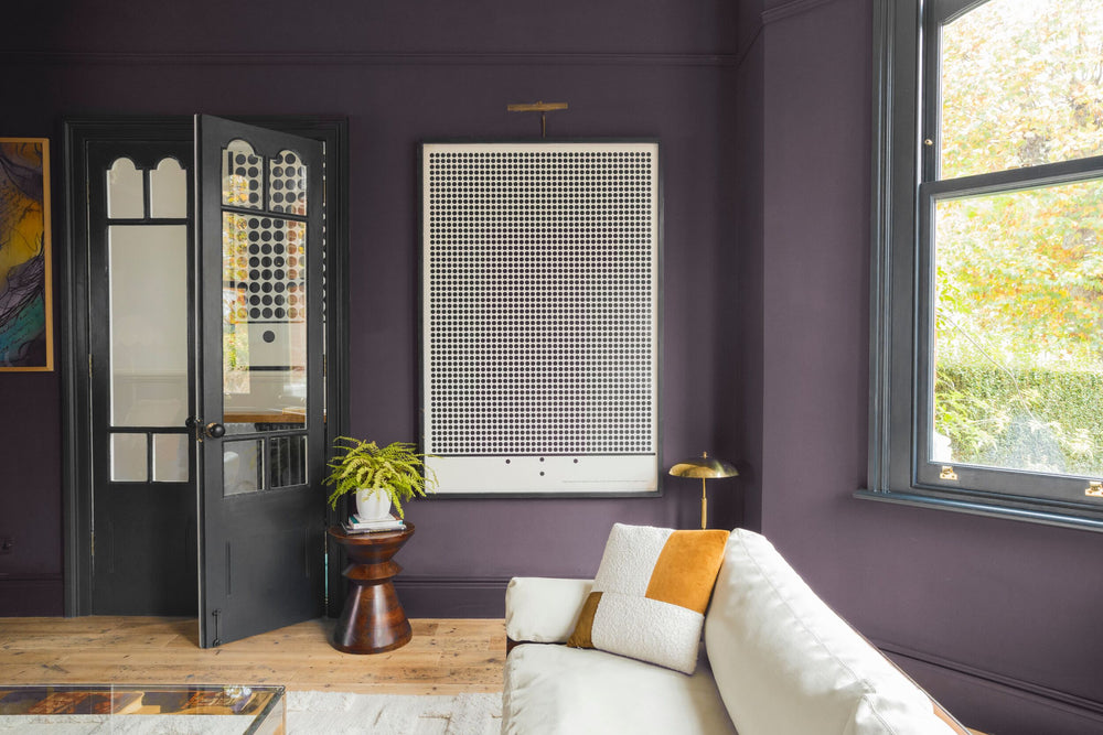coat-paint-trinket-purple-interior-flat-matt-paint-british-made-lounge-living-room-modern-tall-ceilings