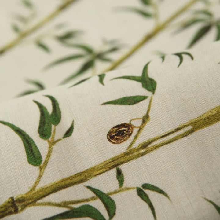 poodle-and-blonde-money-tree-linen-fabric-bamboo-gold-coina-on-bamboo-stalks-retro-kitsch-inspired-textiles