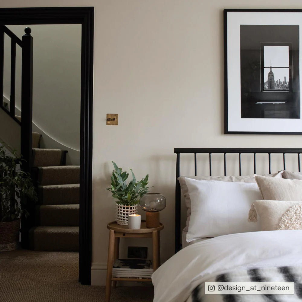 coat-british-interior-flat-matt-paint-beige-duvet-day-bedroom-black-accents