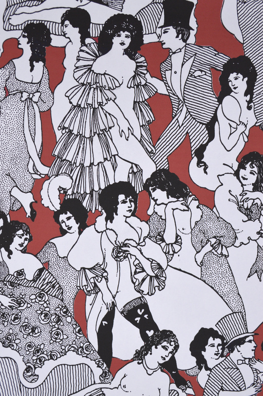 boudoir-ny-wallpaper-red-retro-men-women-black-white-drawings