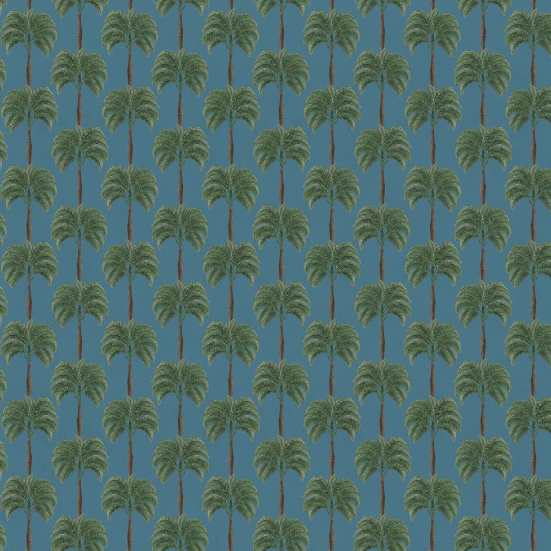 Deus-ex-gardenia-little-palma-wallpaper-small-palm-repeat-lagoon-teal-blue-background-tropical-palm-hand-illustrated-pattern-trees