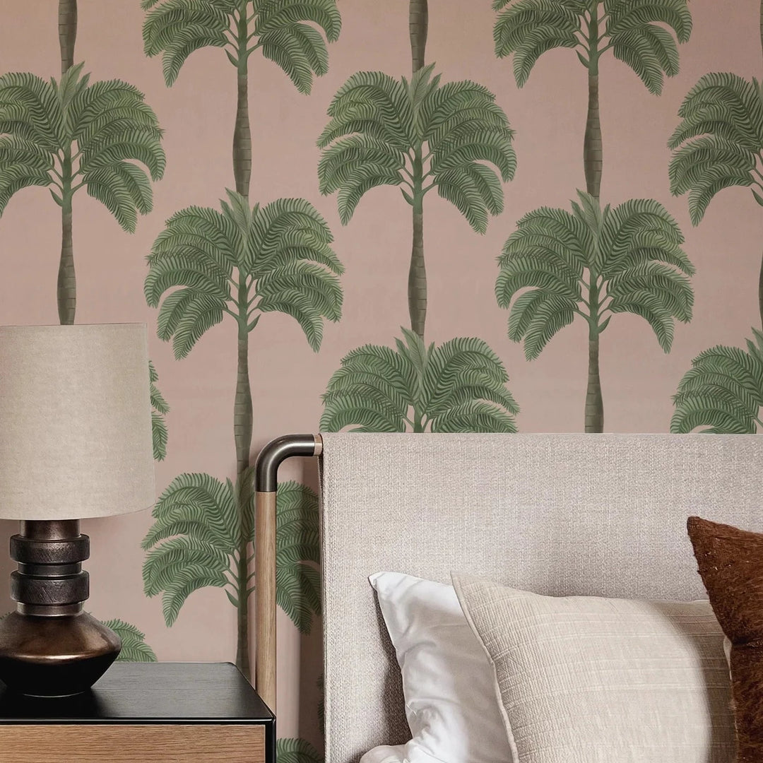 Deus-ex-gardenia-Palma-wallpaper-Palm-tree-repeat-lush-tropical-stripe-flamingo-palm-tree-pink-background-hand-illustrated-wallpaper-pattern