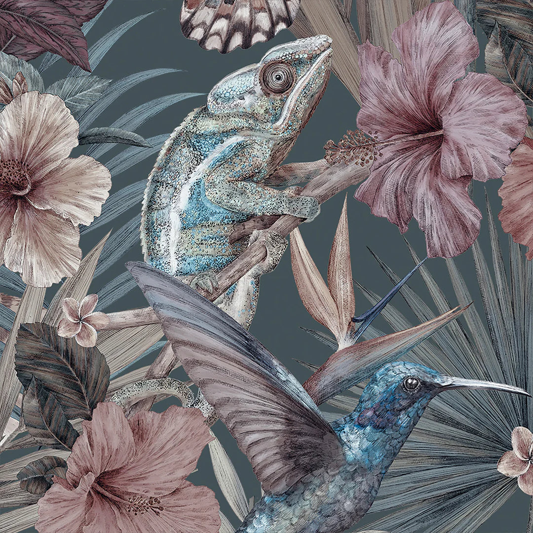 Victoria-sanders-wallpapers-exotica-dusky-petrol-shades-teal-rose-pink-turquoise-s-junglr-print-hand-drawn-palm-tiger-butterflies-pattern-dusky-petrol 