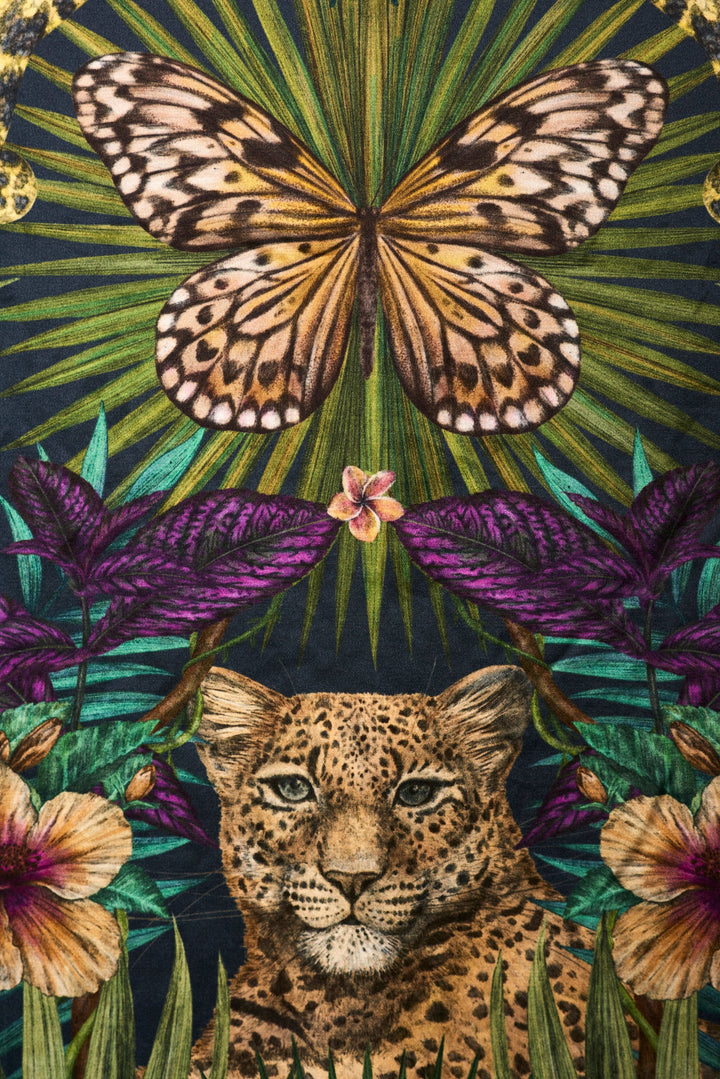 Vivtoria-sanders-designs-exotica-frabric-noir-jungle-print-smooth-velvet-butterflies-tigers-exotic-plants-hand-drawn-pattern