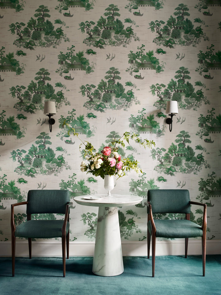 liberty-botanical-atlas-wallpaper-floating-palace-chinoserie-design-linen-backed-wallpaper-jade-green-japanese-buildings-trees