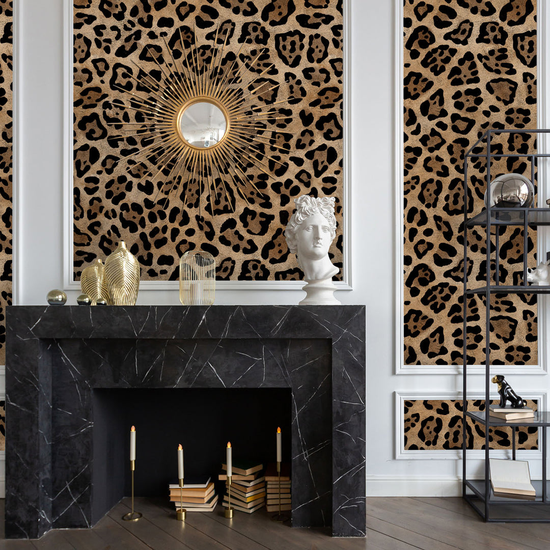 Avalana-design-jaguar-spot-wallpaper-caramel-browns-black-animal-print-skin-wallpaper-jungle