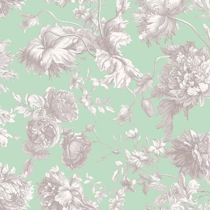 North-and-Nether-wallpaper-jardin-copy-of-jardin-wallpaper-mint-green-background-soft-grey-floral-print-roses-trailing-classical-pattern-