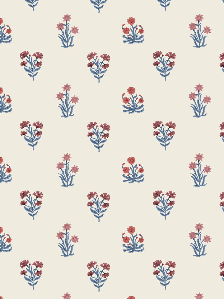 jaipur-flower-wallpaper-block-printed-indian-textile-design-dado-atelier-ruby