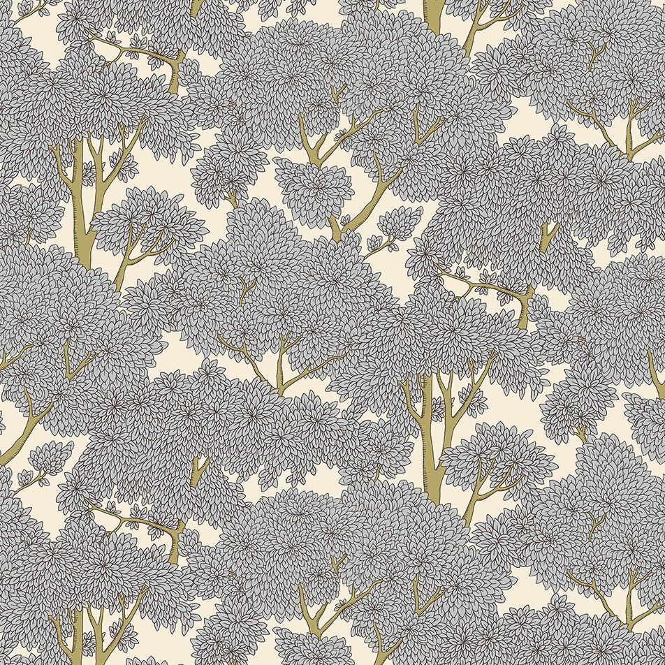 Josephine-Munsey-Stockend-Woods-Wallpaper-salt-ridge-and-Barton-Blue-hand-drawn-illustrated-canopy-trees-woodland-classic-British-designer-hand-drawn 