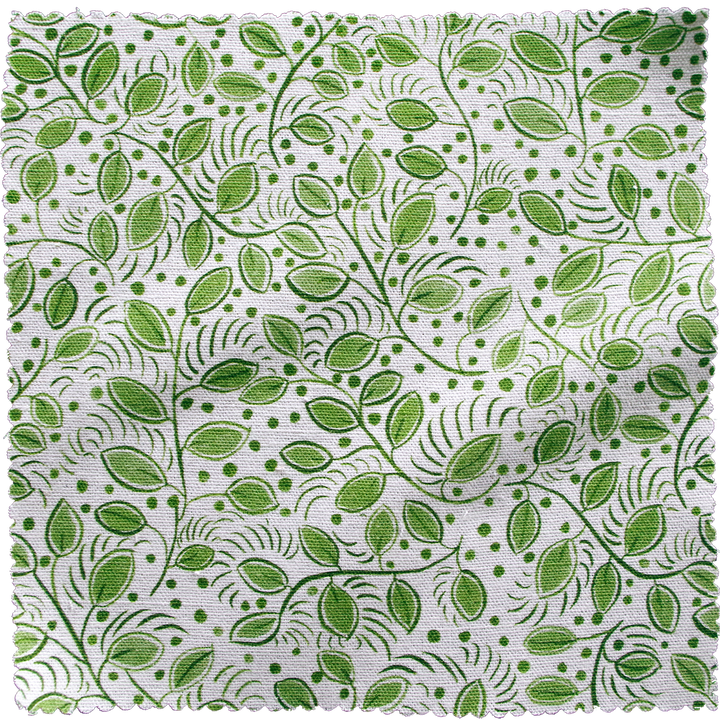 Lowri -Studio-wallpaper-little-leaves-green-white-fresh-trailing-ditsy-print-eco-substrate-wallpaper-