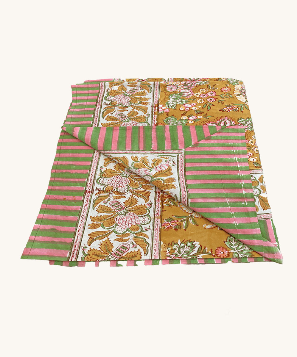 marigold-double-throw-table-linen-with-matching-tote-bag-doing-goods-fair-trade-hand-block-printed-india-table-linen-kitchen-table