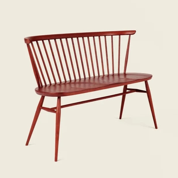 loveseat-bench-off-vintage-red-stain-spindle-ercol-l.ercolani-british-made