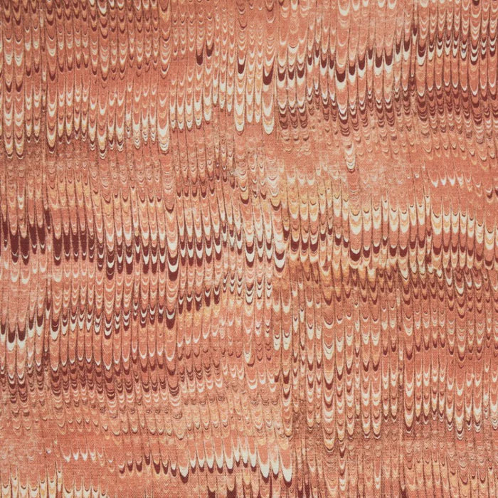 poodle-and-blonde-1970-linen-textile-Rosa-marbled-retro-zigzag-and-pinks-and-peaches-vintage-styling-linen