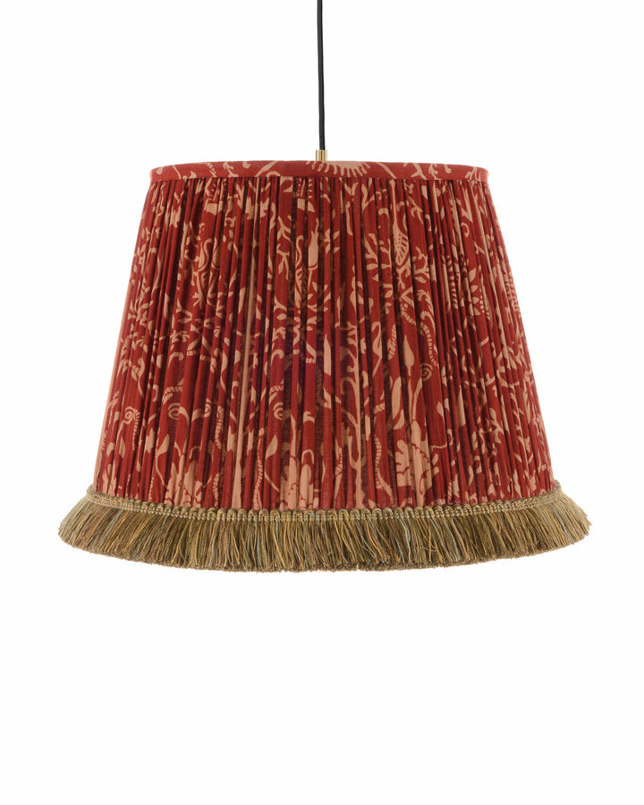 saxon-ornament-pleated-cone-pendant-light-ceiling-lamp-fringed-folk-design-transylvanian-roots-the-design-yard-mindthegap-red-gold-fringe