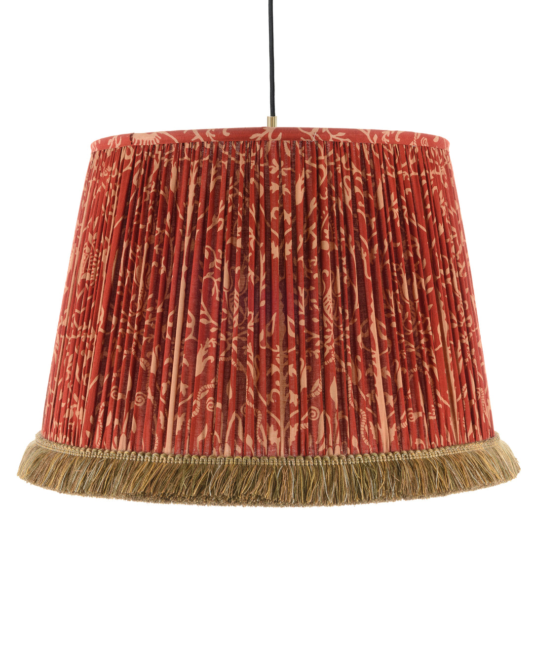 saxon-ornament-pleated-cone-pendant-light-ceiling-lamp-fringed-folk-design-transylvanian-roots-the-design-yard-mindthegap-red-gold-fringe