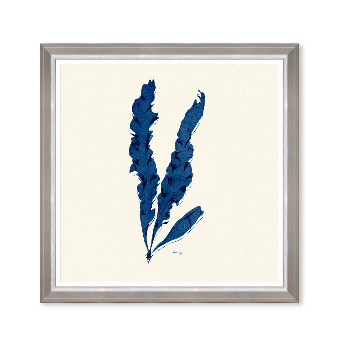 mind-the-gap-seaweed-indigo-framed-art
