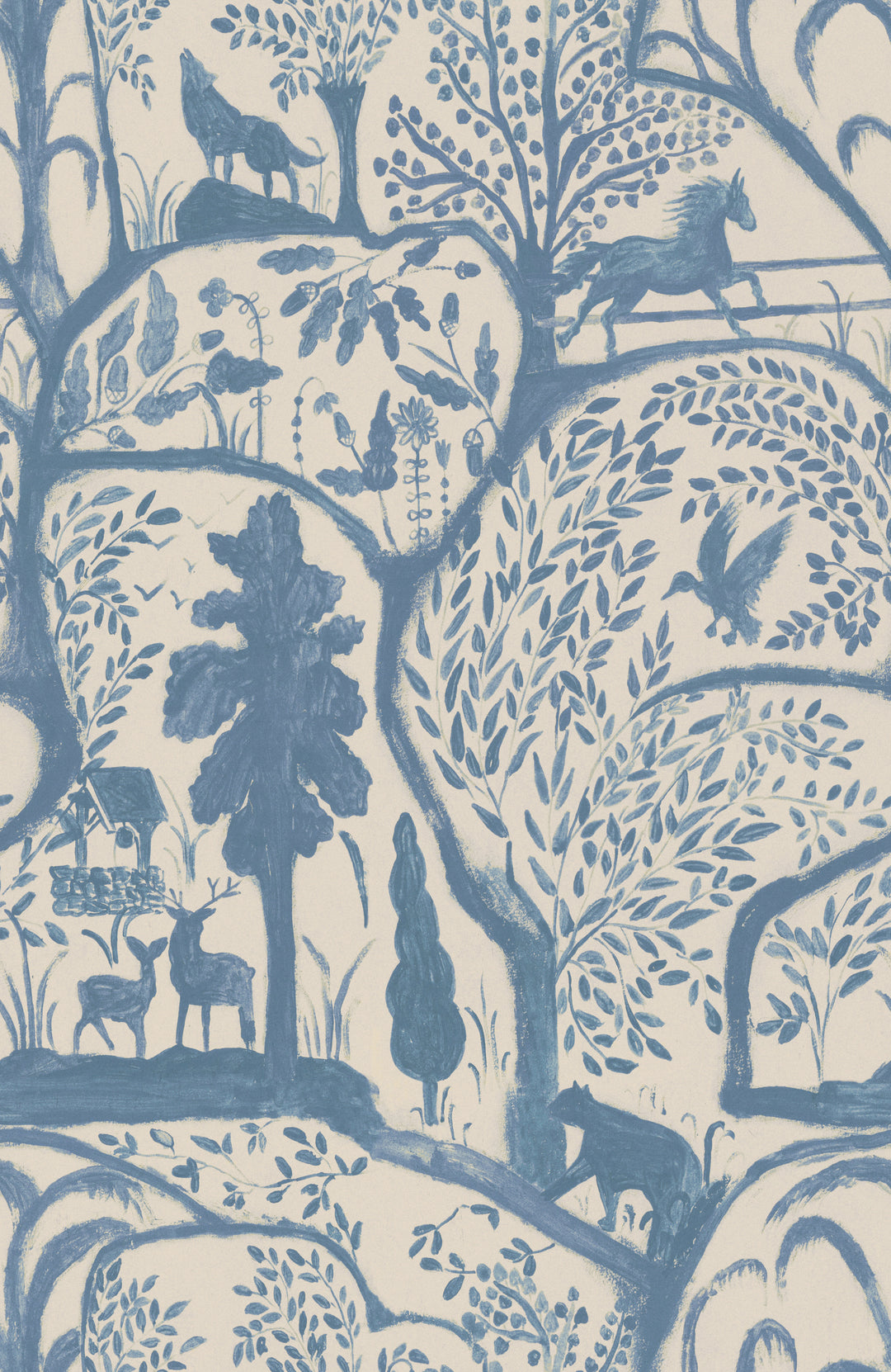 The Enchanted Woodland Dusk Wallpaper