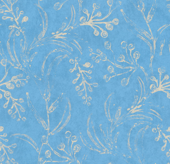 minnie-kemp-mindthegap-collaboration-blue-wallflower-block-print-floral-wallpaper-design-folk-blue