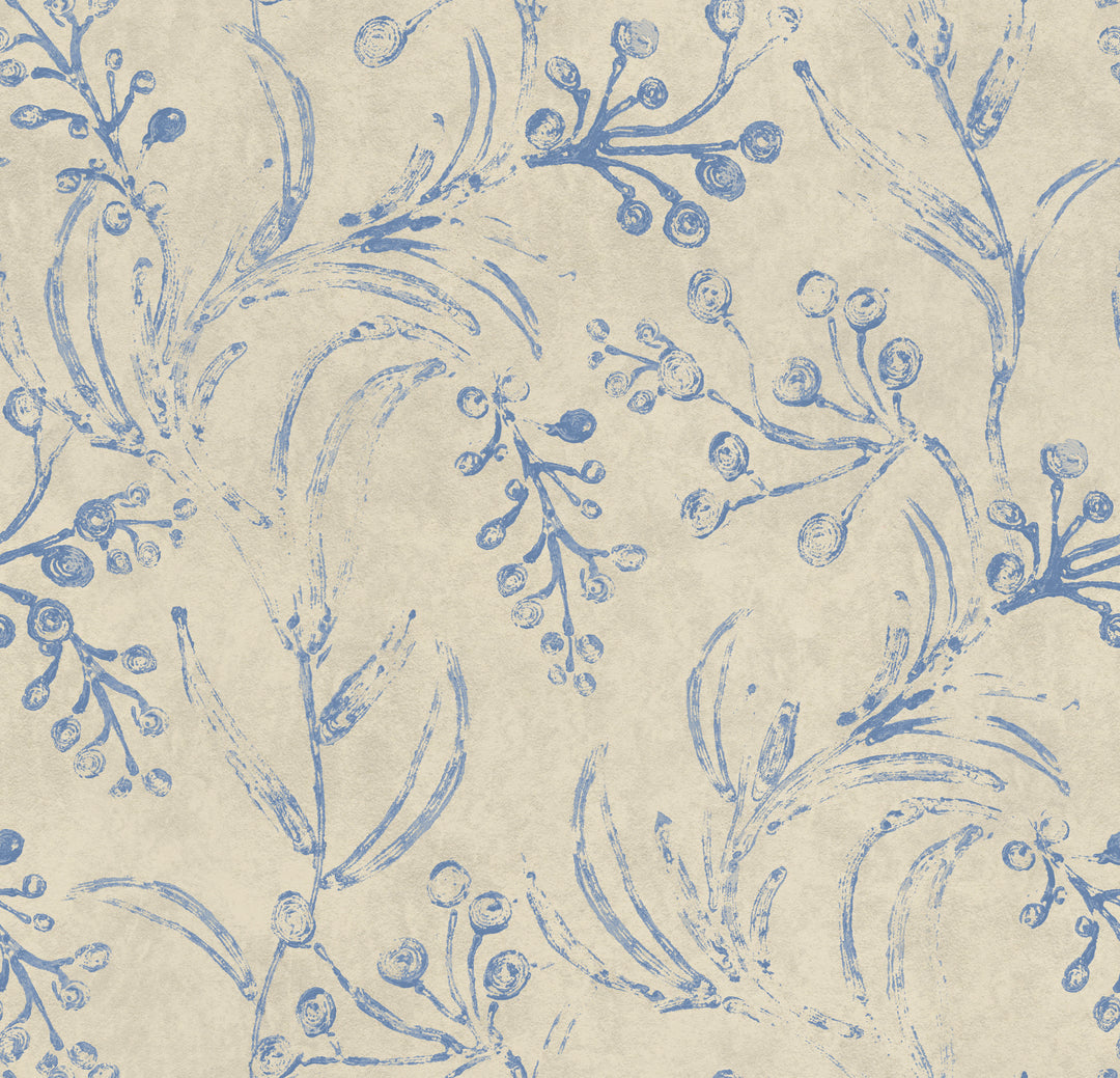 minnie-kemp-mindthegap-collaboration-blue-taupe-wallflower-block-print-floral-wallpaper-design-folk