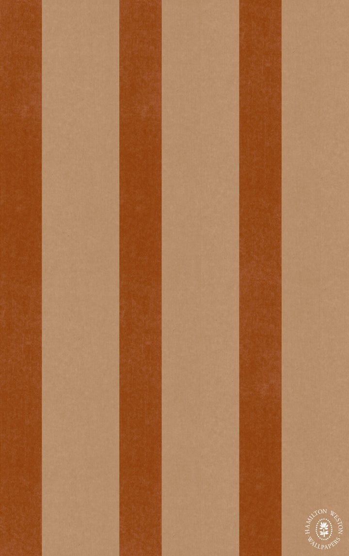 Hamilton-weston-wallpaper-adam-bray-brown-paper-stripe-collection-brown-stripe-wallpaper-british-collaboration-terracotta-11