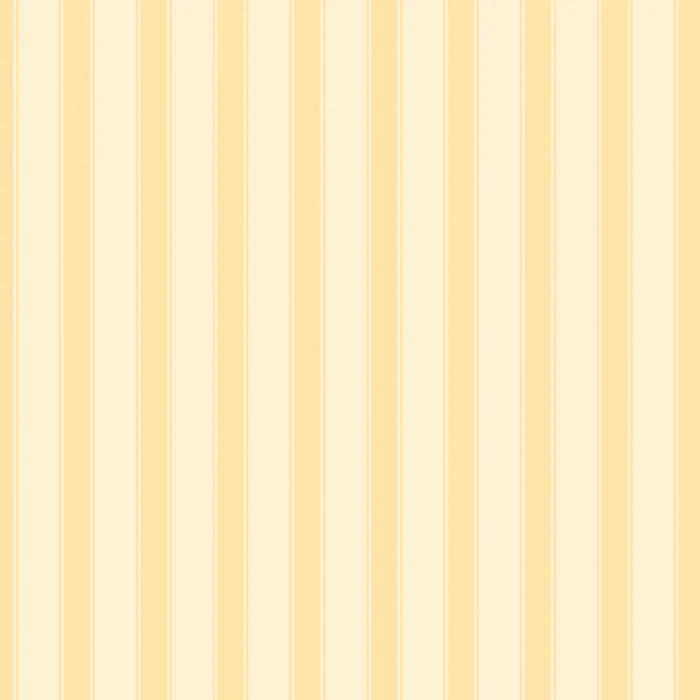 WLP-06-NS-DA-Poodle-and-blonde-Nayy's-stripe-wallpaper-daisy-yellow-white-vertical-stripe-paper