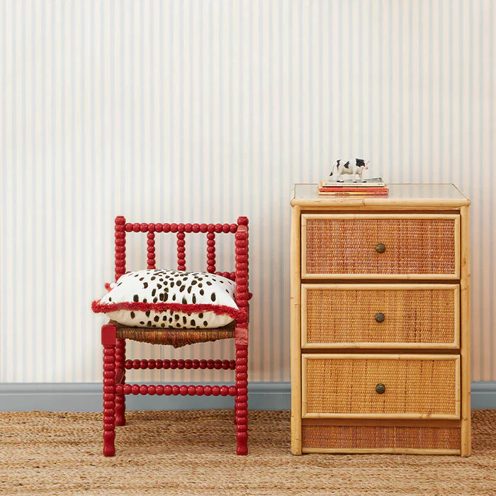 poodle-and-blonde-wallpaper-nanny's-stripe-classic-stripes-vertical-pattern-candy-stripe-pattern-colour-white-combo-Bluebell-soft-baby-blue-white