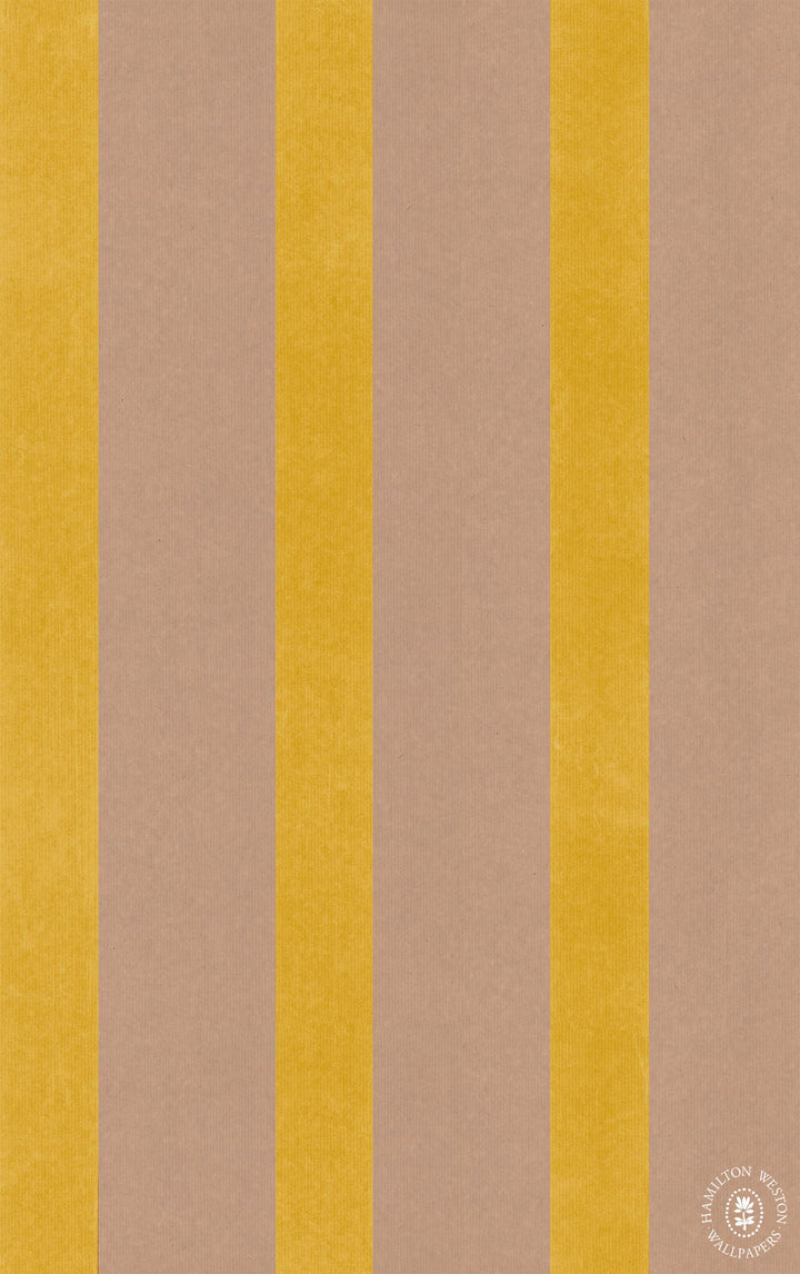 Hamilton-weston-wallpaper-adam-bray-brown-paper-stripe-collection-brown-yellow-stripe-wallpaper-british-collaboration