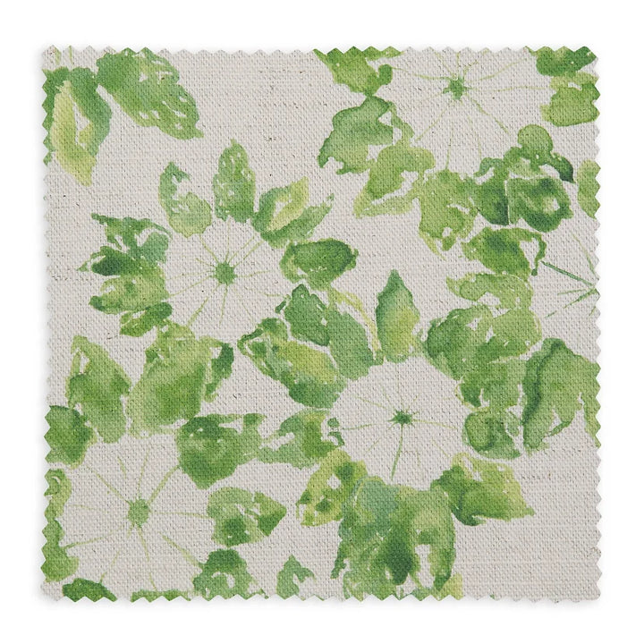 Bethie-tricks-folio-textile-soft-wattery-tropical-plant-print-green-on-flax