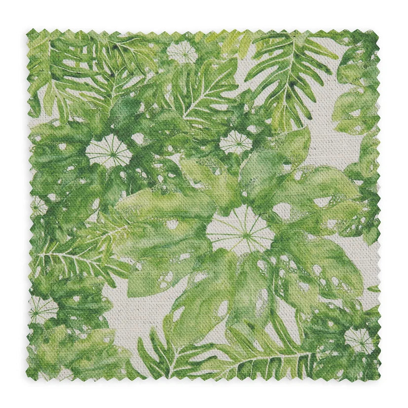 827 × 827px  Bethie-tricks-textiles-junglr-linen-leaf-pattern-soft-green-on-flax-linen-