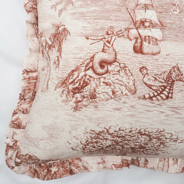 navigo-igneus-pleated-cushion-sea-life-illustrations-toile-printed-design-british-textiles-wildmore-the-design-yard-luxury-homewares